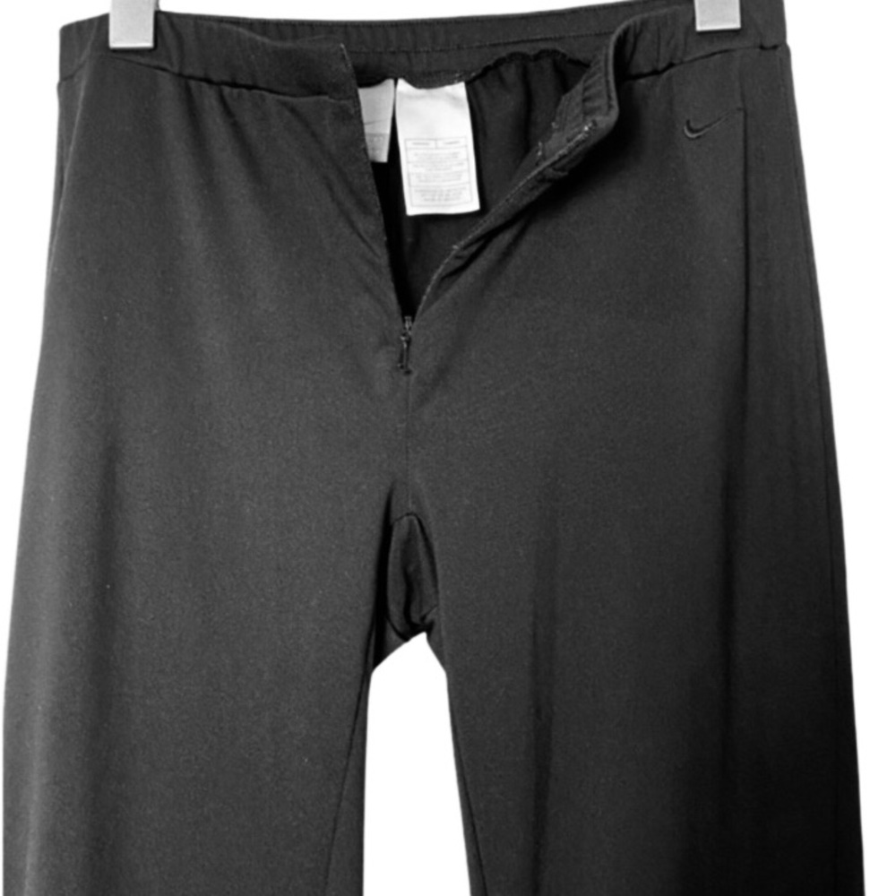 Nike Straight Leg Crop Active Athletic Workout Sport Black Ankle Pants S - Picture 4 of 5